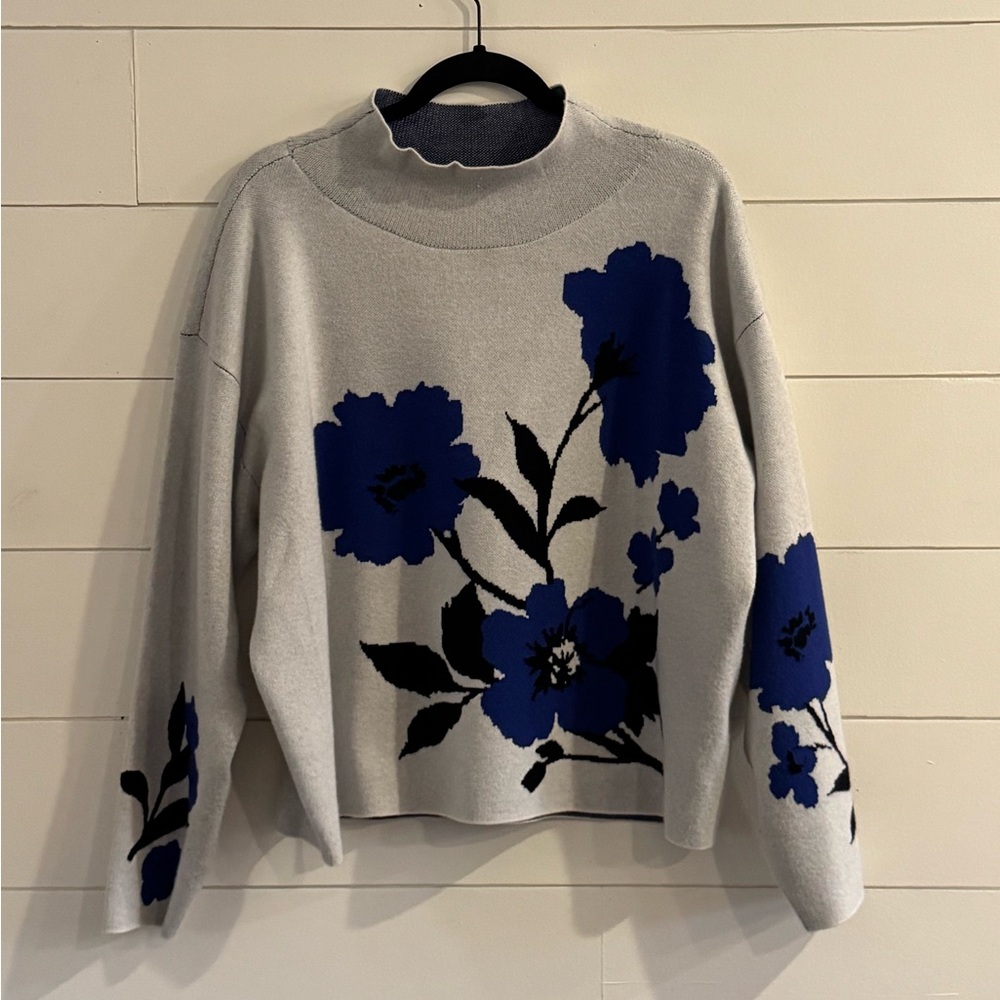 Maeve mock neck sweater by anthropology